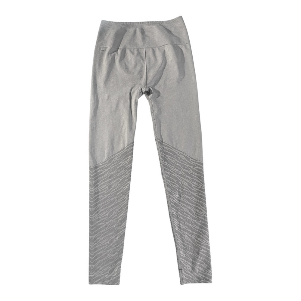 Fabletics Gray Leggings with Stretchy Fit and Full-Length Design
